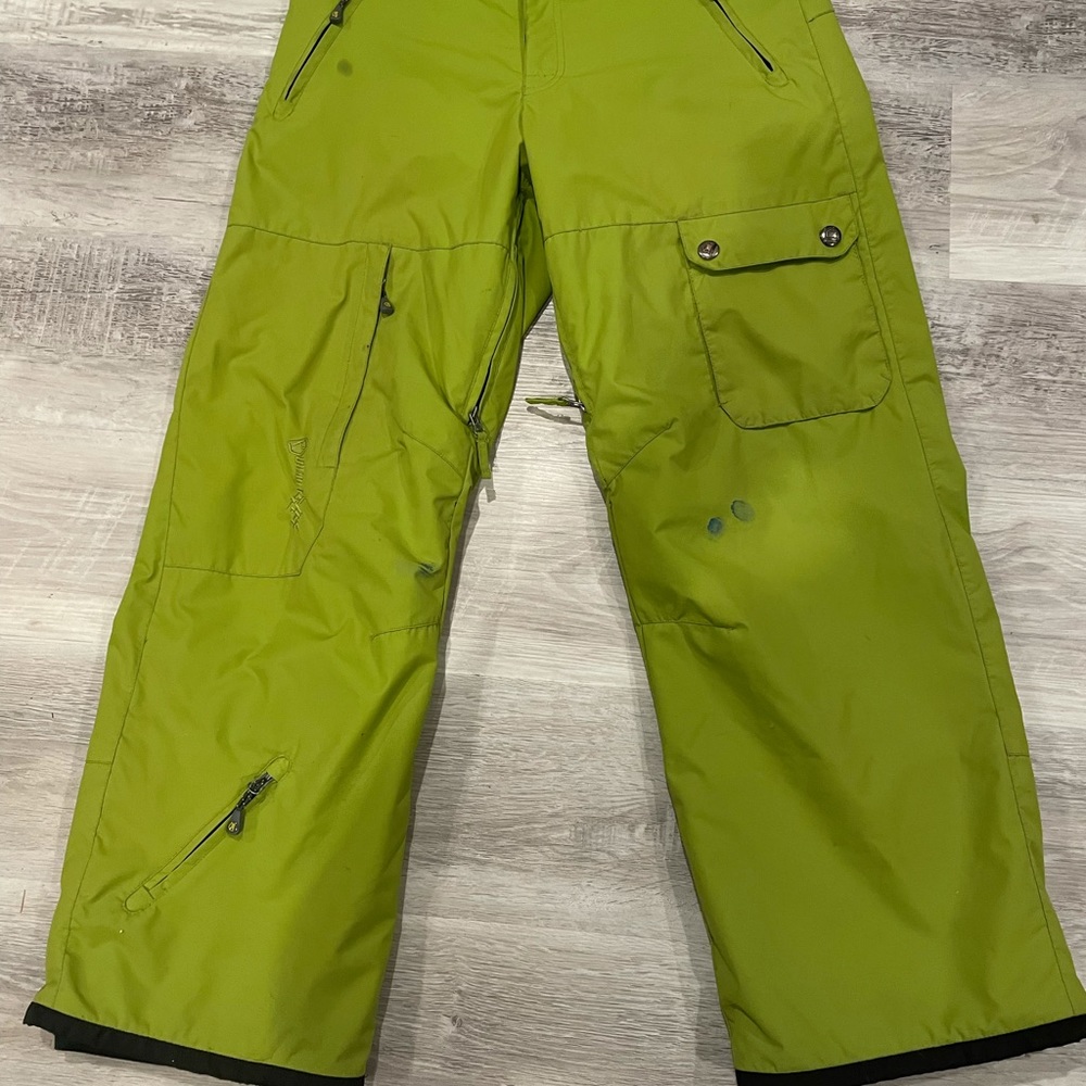 Liquid Snowboard Ski Pants Neón Green Medium